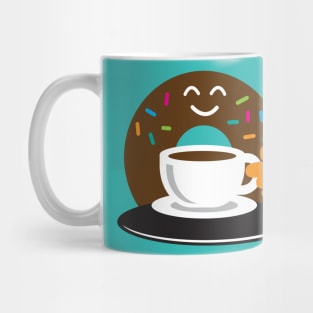 Donut and Coffee Mug